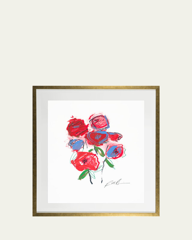 "Love You More - Flower 4" Giclee by Robert Robinson